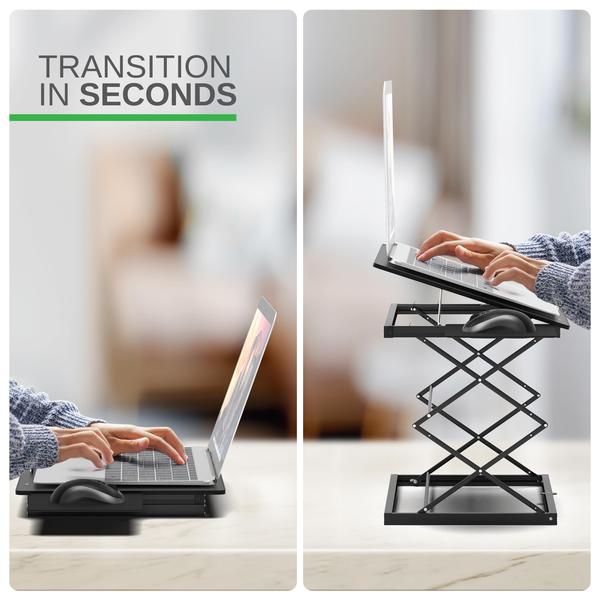 Imagem de Conversor de mesa permanente Uncaged Ergonomics CD4 para laptops