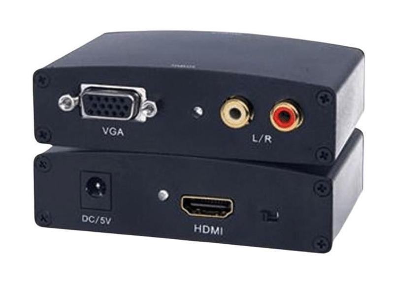 Imagem de Conversor De Vga Para Hdmi Com Áudio Ativo E Com Fonte