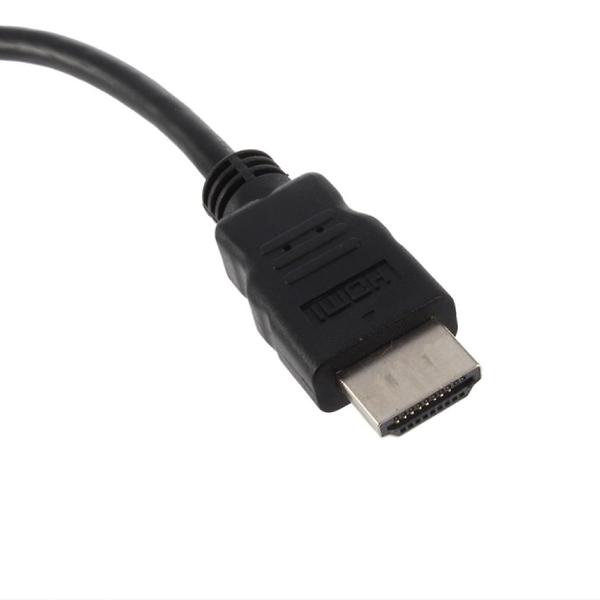 Imagem de Conversor de vídeo HDMI macho para VGA RGB fêmea 1080p para PC