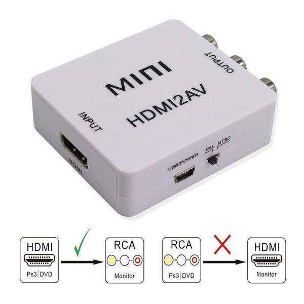 Imagem de Conversor de video hdmi p/ av (rca)