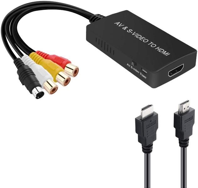 Imagem de Conversor de vídeo para HDMI TaiHuai S-video/3RCA CVBS para 1080P