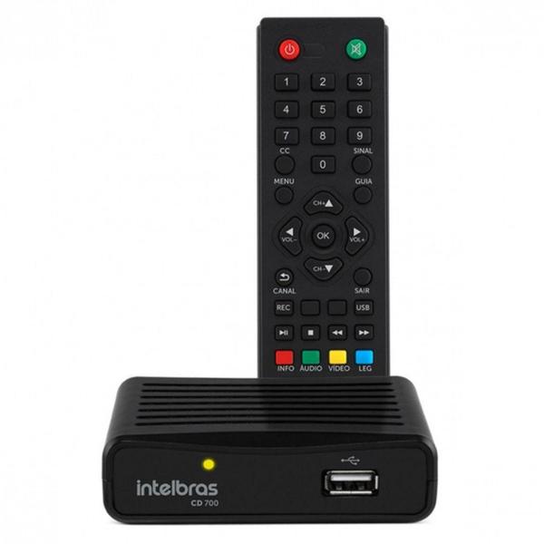 Imagem de Conversor Digital de TV com Gravador CD 700 Intelbras