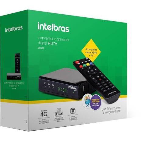 Imagem de Conversor Digital de TV Com Gravador FULL HD CD730 - Intelbras