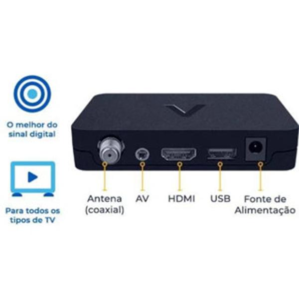 Conversor Digital Para Tv De Tubo, Plasma E Lcd Aquário DTV-9000 Imagem de Conversor Digital Para Tv De Tubo, Plasma E Lcd Aquário DTV-9000
