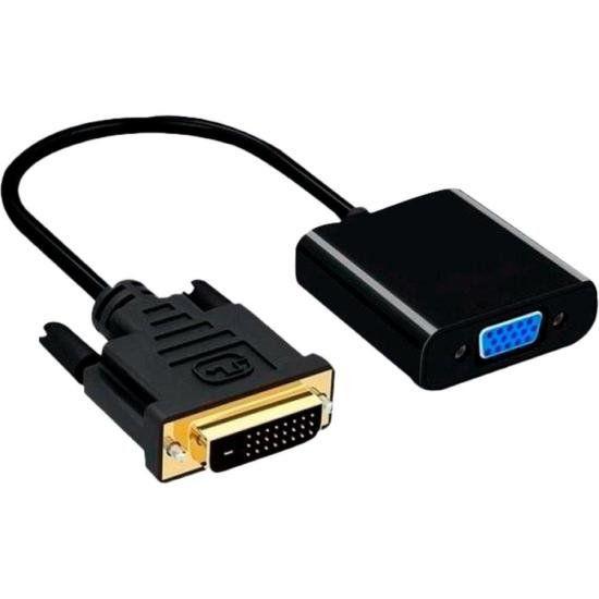 Imagem de Conversor DVI-D 24 +1 Para VGA Preto Flex