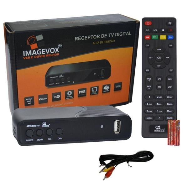 Imagem de Conversor e receptor de tv digital hdtv imagevox isdbt07