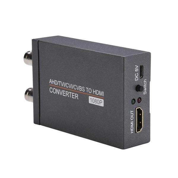 Conversor Full Hd 4k 720p/1080p bnc para adaptador de vídeo hdmi - converter sinal de vídeo tvi cvi ahd cvbs bnc para hdmi para monitor hdtv dvrs - HUOGUO Imagem de Conversor Full Hd 4k 720p/1080p bnc para adaptador de vídeo hdmi - converter sinal de vídeo tvi cvi ahd cvbs bnc para hdmi para monitor hdtv dvrs