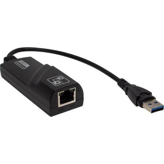 Imagem de Conversor Giga USB Para RJ-45 Ethernet Storm - Preto