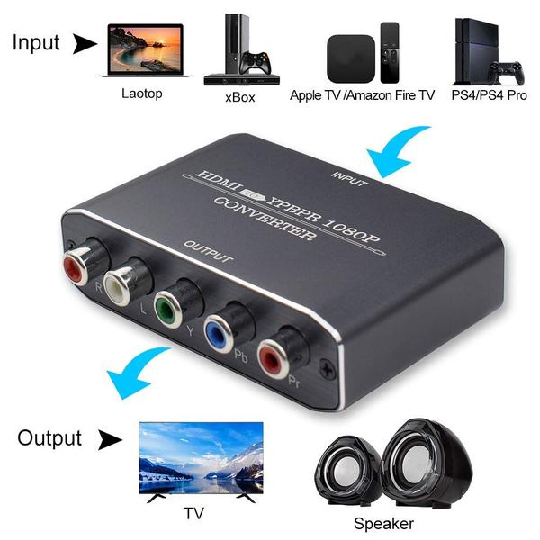 Imagem de Conversor HDMI para vídeo componente Musou com suporte a 1080p