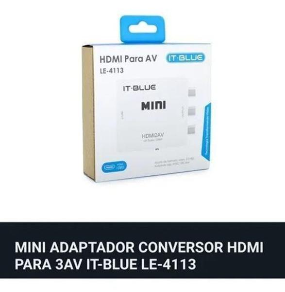 Imagem de Conversor Hdmi X Av It-Blue Le-4113 - It Blue