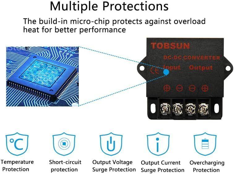 Imagem de Conversor redutor CONVOLATER DC 12V/24V para 5V 15A