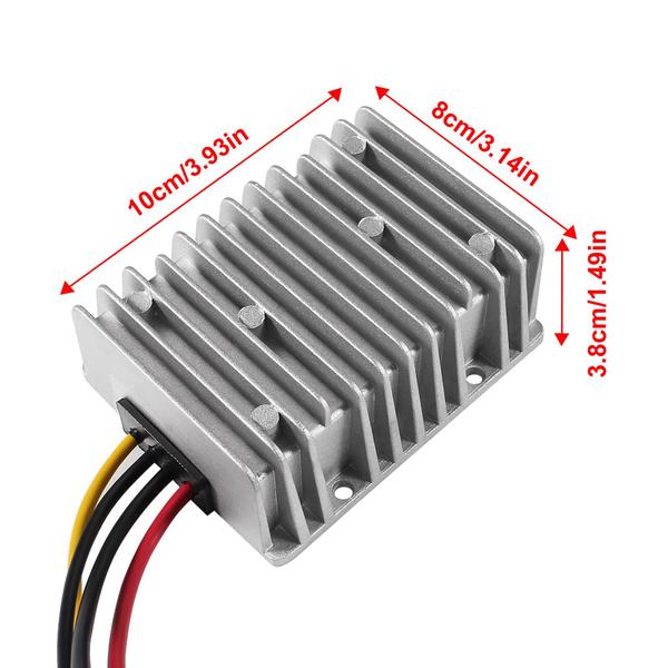 Imagem de Conversor redutor de tensão DC 8V/40V a 13,8V 20A à prova d'água