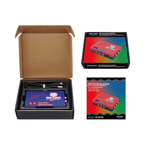 Conversor Retrogame AV para HDMI - Retroscaler 2x para PS2, N64, NES, Dreamcast e Saturn Imagem de Conversor Retrogame AV para HDMI - Retroscaler 2x para PS2, N64, NES, Dreamcast e Saturn