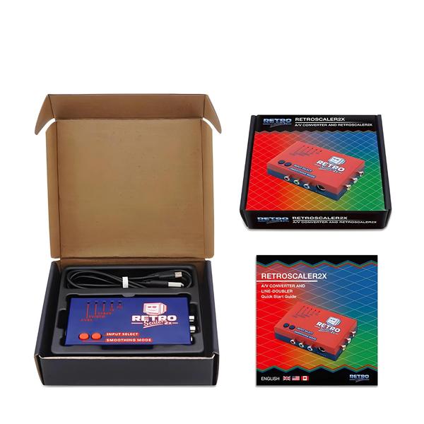 Conversor Retrogame AV para HDMI - Retroscaler 2x para PS2, N64, NES, Dreamcast e Saturn Imagem de Conversor Retrogame AV para HDMI - Retroscaler 2x para PS2, N64, NES, Dreamcast e Saturn
