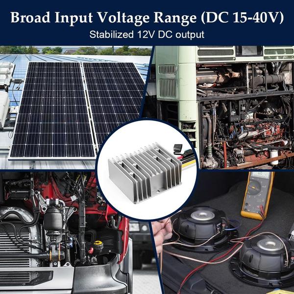 Imagem de Conversor Step Down Cocar 24V para 12V 30A 360W com fusível de segurança