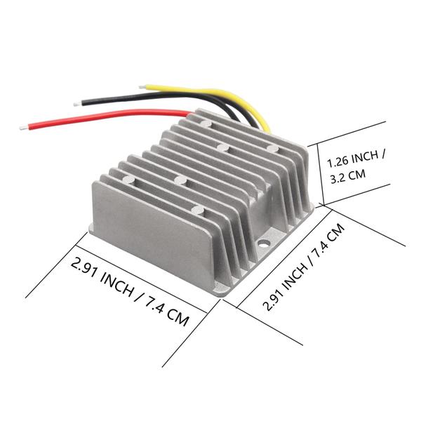 Imagem de Conversor Step Up KAABEE 12V para 24V DC 10A 240W IP67