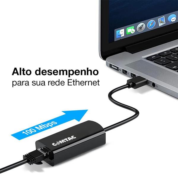 Imagem de Conversor USB 2.0 para RJ-45 Comtac 9300