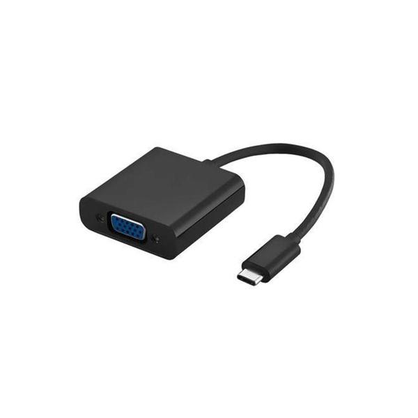 Imagem de Conversor USB 3.1 Type C Macho X VGA Fêmea Multilaser WI372 1080P