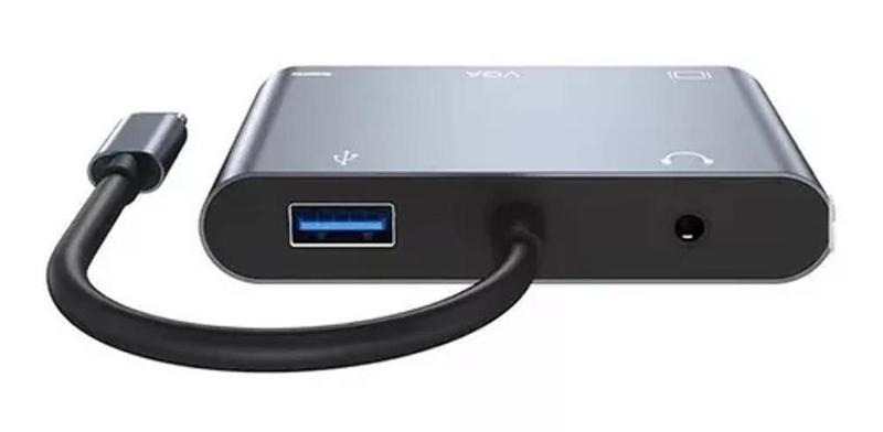 Imagem de Conversor Usb Type-C 3.1 Macho Hdmi Vga Fêmea Usb E Type-C E