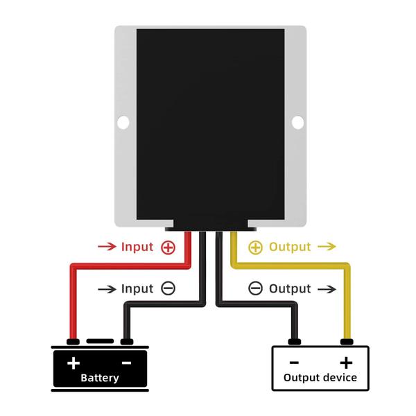 Imagem de Conversor YAXIGE DC 12V para 24V 5A 120W Regulador de tensão