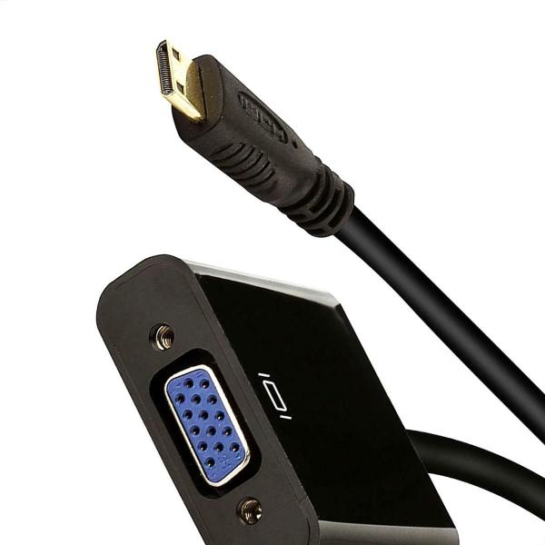 Imagem de Conversores Adaptador Mini Hdmi Para Vga - Kit Com 10