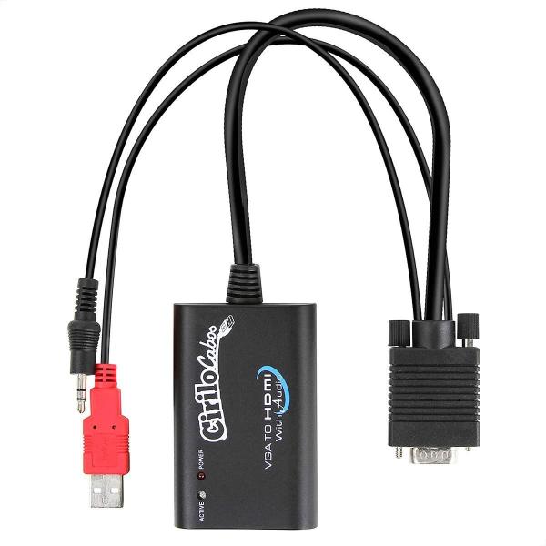 Imagem de Conversores Vga Para Hdmi Com Áudio Usb - Kit Com 10