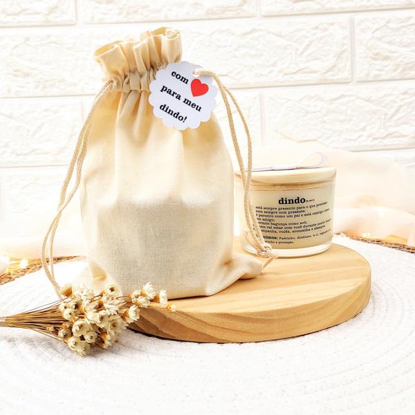 convite de batizado para padrinhos VELA AROMATICA 100G SCL - bia art's e lembrancinha Imagem de convite de batizado para padrinhos VELA AROMATICA 100G SCL