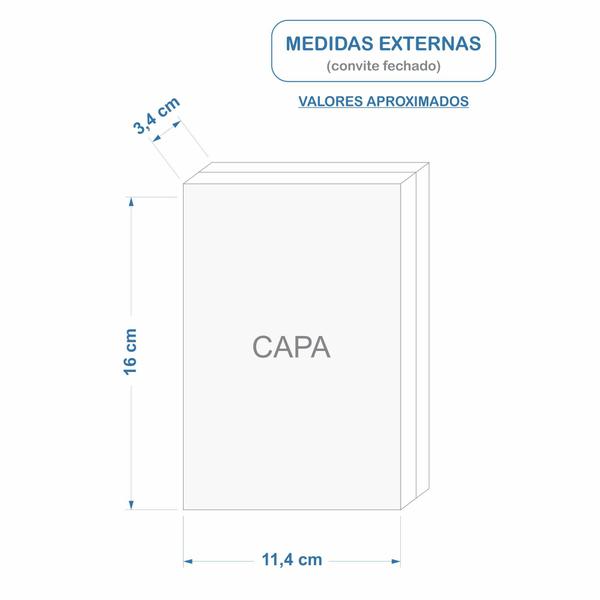 Imagem de Convite Individual Padrinho de Consagração - Capa DOURADA com Santinha - Acompanha Mini Terço