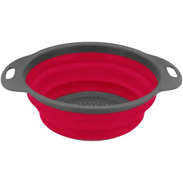 Imagem de COOKER ESCORREDOR 9x29x23cm SILICONE VERMELHO RETRÁTIL