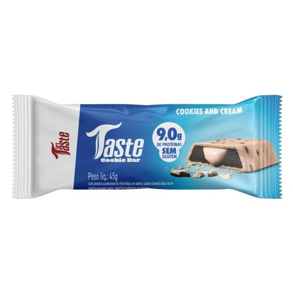Cookie Bar Sabor Cookies & Cream - Mrs Taste 12 Un. Imagem de Cookie Bar Sabor Cookies & Cream - Mrs Taste 12 Un.