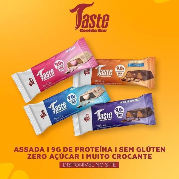 Cookie Bar Sabor Morango - Mrs Taste 12 Un. Imagem de Cookie Bar Sabor Morango - Mrs Taste 12 Un.