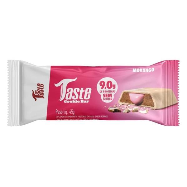 Cookie Bar Sabor Morango - Mrs Taste 12 Un. Imagem de Cookie Bar Sabor Morango - Mrs Taste 12 Un.