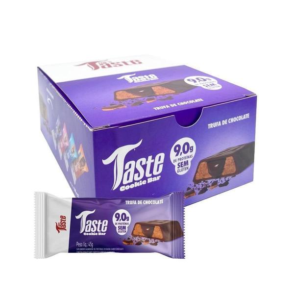 Cookie Bar Sabor Trufa De Chocolate - Mrs Taste 12 Un. Imagem de Cookie Bar Sabor Trufa De Chocolate - Mrs Taste 12 Un.