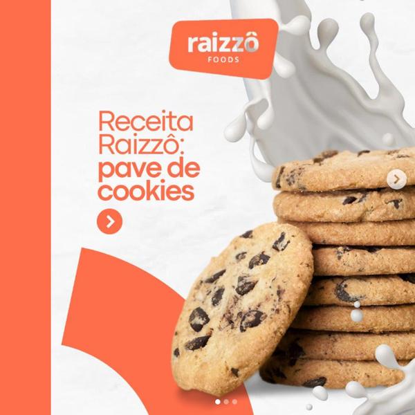 Imagem de Cookie Coco c/ Gotas de Choc. S/ Gluten RAIZZO 120g