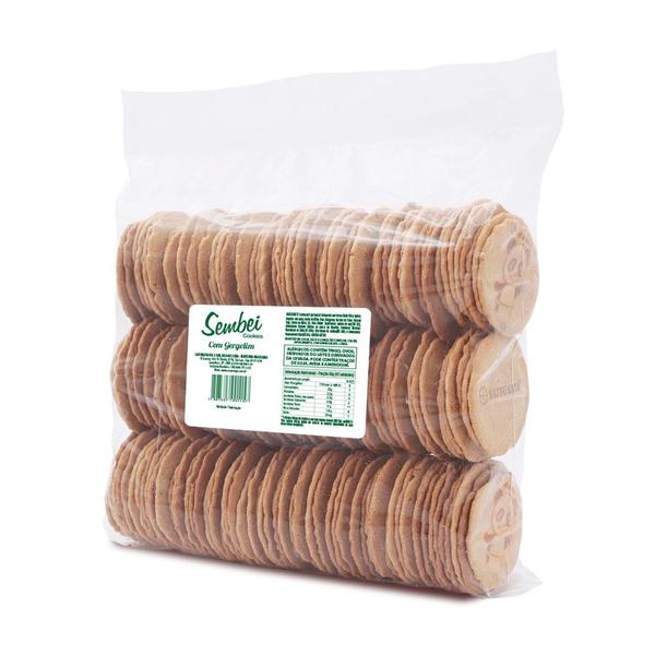 Imagem de Cookie sembei com Gergelim - caixa com 6 pacotes de 1kg