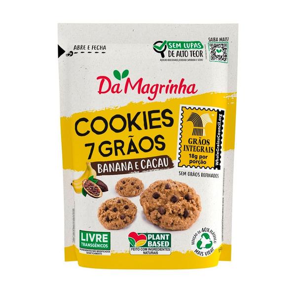 Imagem de Cookies 7 Grãos Banana e Cacau Da Magrinha 150g