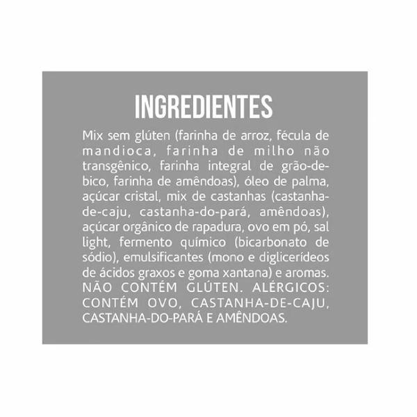 Cookies Belive Castanha (Sem Gluten & Sem Leite) 80g 10Un Imagem de Cookies Belive Castanha (Sem Gluten & Sem Leite) 80g 10Un