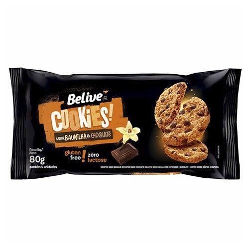 Imagem de Cookies Belive Zero Lactose Baunilha & Chocolate de 80g un