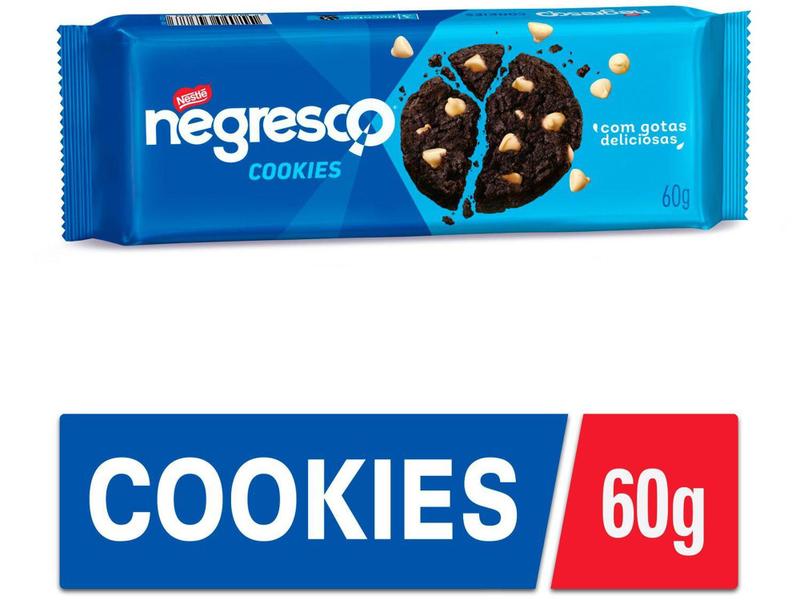 Cookies Chocolate Negresco Nestlé 60g Imagem de Cookies Chocolate Negresco Nestlé 60g