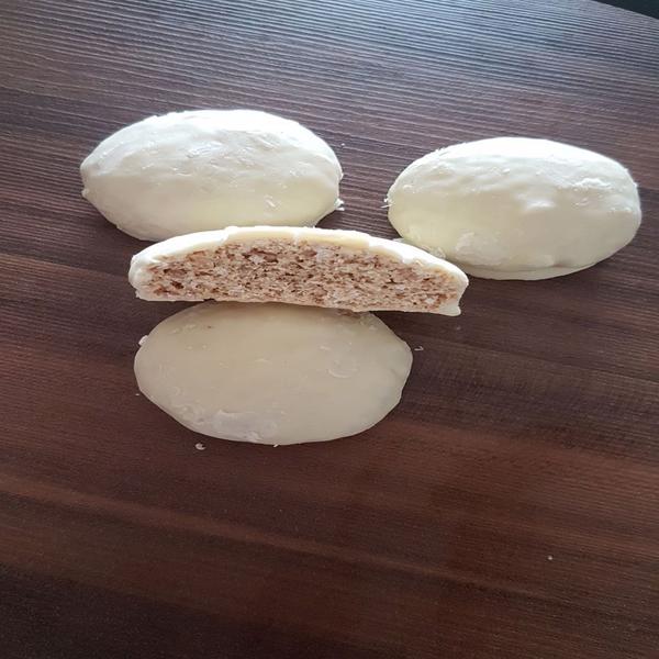 Cookies de castanha do Pará com chocolate branco ao leite de coco vegano sem açúcar 200g - De Cicco Produtos Naturais Imagem de Cookies de castanha do Pará com chocolate branco ao leite de coco vegano sem açúcar 200g