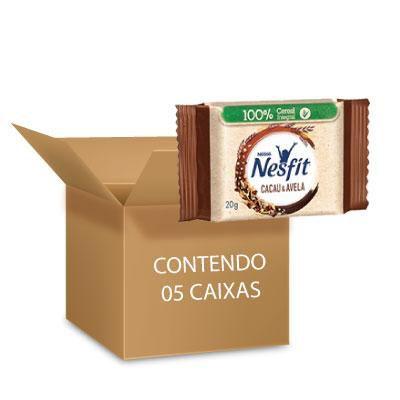 Cookies Integrais Nesfit Cacau e Avelã Nestlé 60g - contendo 5 packs com 3 pacotes de 20g cada - Nestle Imagem de Cookies Integrais Nesfit Cacau e Avelã Nestlé 60g - contendo 5 packs com 3 pacotes de 20g cada