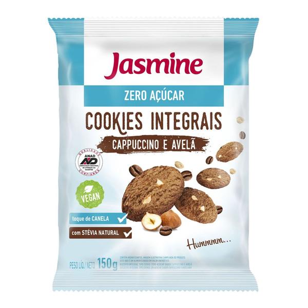 Imagem de Cookies Jasmine Zero Açúcar Cappuccino E Avelã 120g