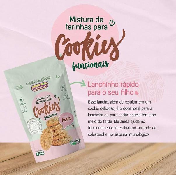 Cookies Orgânicos Ecobio 250g Imagem de Cookies Orgânicos Ecobio 250g