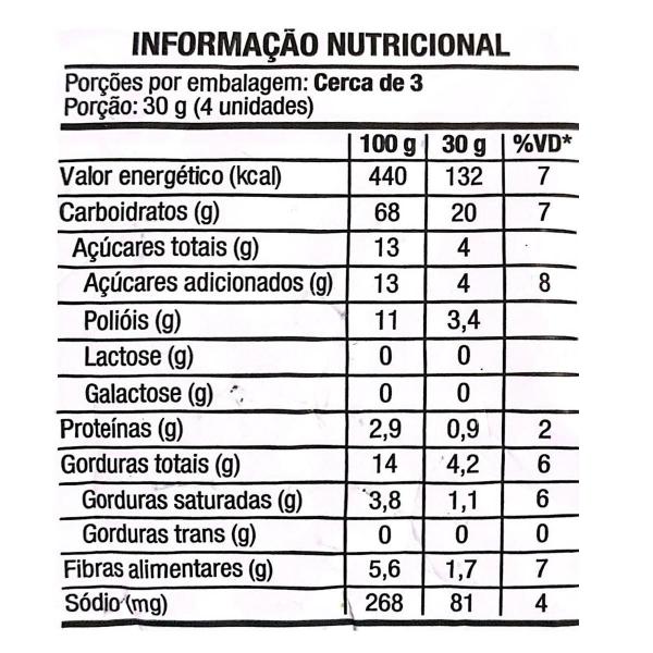 Imagem de Cookies Sem Glúten Sabor Baunilha Gotas Chocolate Meio