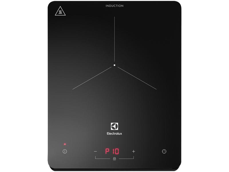 Cooktop 1 Boca Electrolux Indução Portátil - Vitrocerâmico Preto Touch IE3TP Cooktop 1 Boca Electrolux Indução Portátil - Vitrocerâmico Preto Touch IE3TP