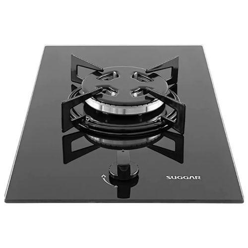 Imagem de Cooktop 1 Boca Suggar Vidro Temperado Gás Tripla Chama Preto Bivolt - FG0101VP