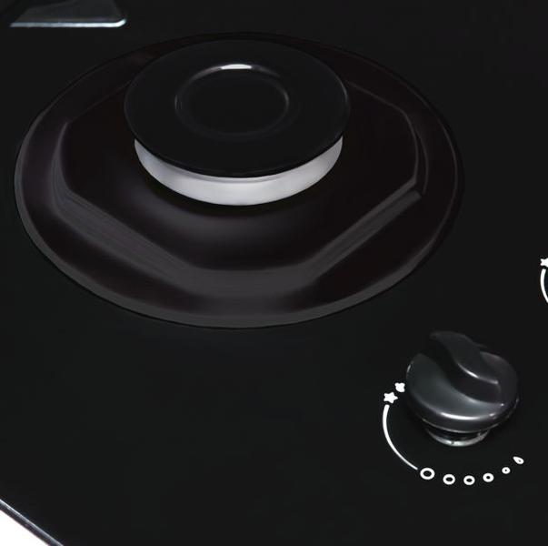 Imagem de Cooktop 2 Bocas com Mesa de Vidro Nardelli Preto Bivolt