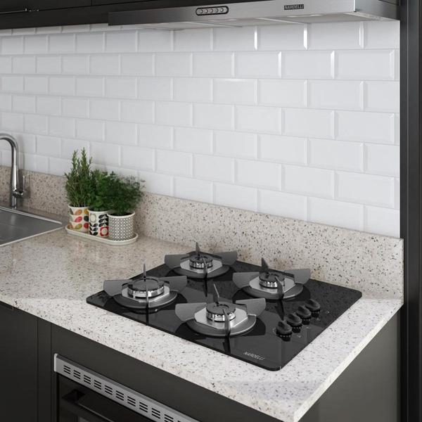 Imagem de Cooktop 4 Boca Mesa de Vidro Safe Preto