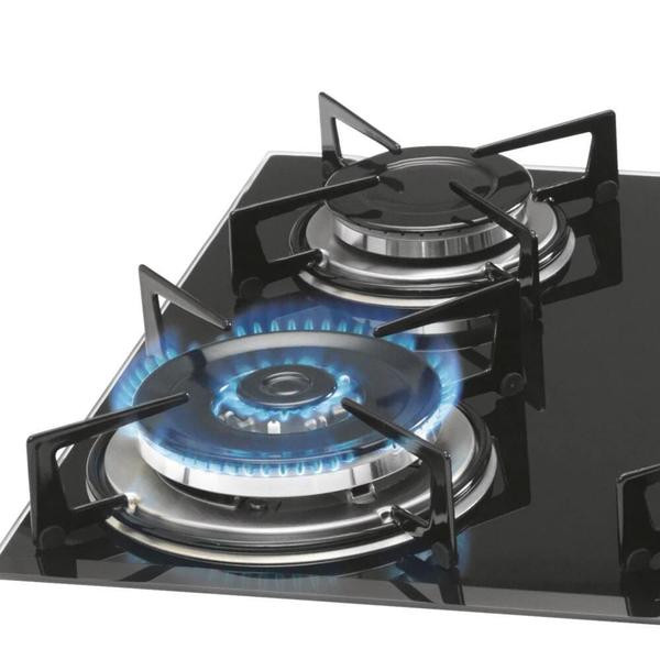 Imagem de Cooktop 4 Bocas a Gás Fischer 9788 - 12916 TC Preto Bivolt