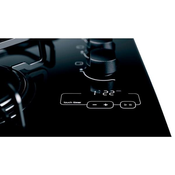 Imagem de Cooktop 4 bocas Brastemp com duplachama e timer touch - BDT62AE